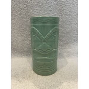Bacardi Rum Tiki Totem Tumbler Cup Mug Mint Green Ceramic 16‎ Oz  New 2021